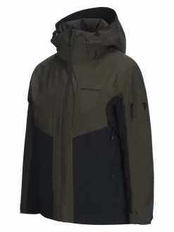 Ski Jas Peak Performance Men Hipecore+ Maroon Race Forest Night -ontdek een breed assortiment van outdoor kleding G54075122 4BT detail1