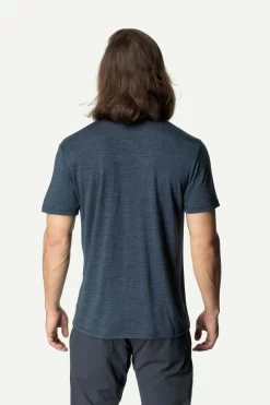 T-shirt Houdini Men Activist Tee Deep Sea Blue -ontdek een breed assortiment van outdoor kleding Ms Activist Tee Deep Sea Blue 237874 198 P B 2210 C low