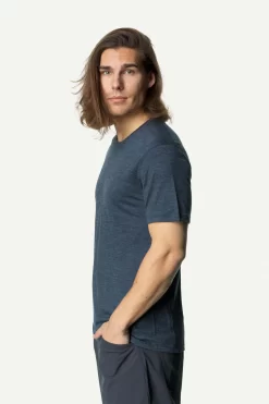 T-shirt Houdini Men Activist Tee Deep Sea Blue -ontdek een breed assortiment van outdoor kleding Ms Activist Tee Deep Sea Blue 237874 198 P S 2209 C low