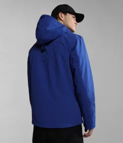 Jas Napapijri Men Rainforest Summer Pocket 3 Blu Mazarin -ontdek een breed assortiment van outdoor kleding NA4G7CB5A ALT2