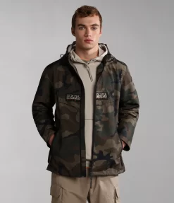 Jas Napapijri Men Rainforest Summer OP AOP Fantasy -ontdek een breed assortiment van outdoor kleding NA4H2PF84 HERO