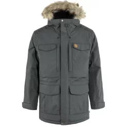 Jas Fjallraven Men Nuuk Parka Basalt
