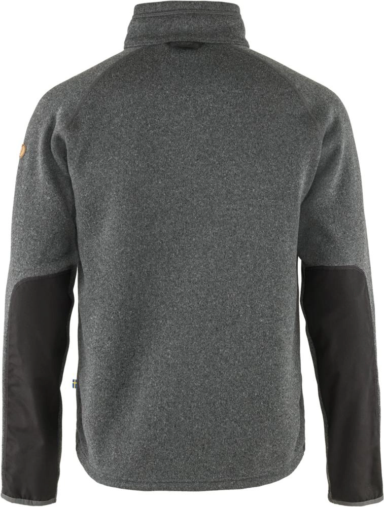 Fjallraven Vest Fjällräven Men Övik Fleece Zip Sweater Dark Grey 4 Fjallraven Vest Fjällräven Men Övik Fleece Zip Sweater Dark Grey - Afbeelding 2