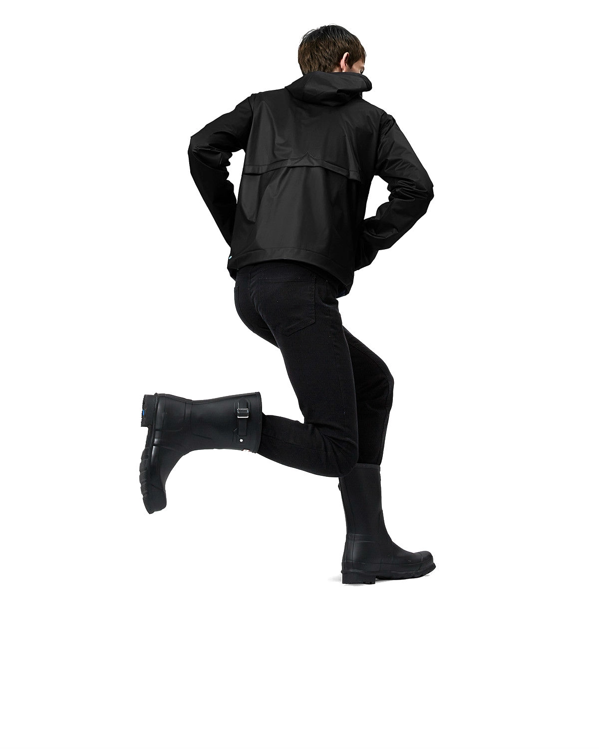 Regenjas Hunter Men Original Vinyl Windcheater Black 4 Regenjas Hunter Men Original Vinyl Windcheater Black - Afbeelding 2