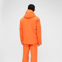 Ski Jas J.Lindeberg Men Truuli Ski Jacket Juicy Orange -ontdek een breed assortiment van outdoor kleding SMOW02268 G027 004