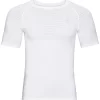 Ondershirt Odlo Men SUW Top Crew Neck S/S Performance Light White -ontdek een breed assortiment van outdoor kleding SUW Tor 0019 188152 10000 A