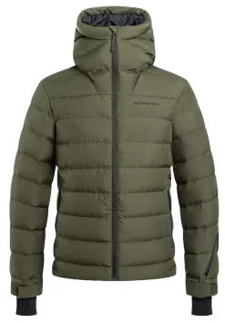 Ski Jas Peak Performance Men Down Ski Jacket Forest Night