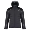 Ski Jas Dare2B Men Maxim Jacket Ebony Grey Black