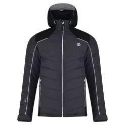Ski Jas Dare2B Men Maxim Jacket Ebony Grey Black