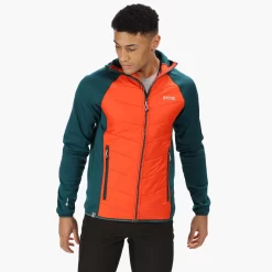 Jas Regatta Men Andreson IV Hybrid Deap Teal Burnt Salomon