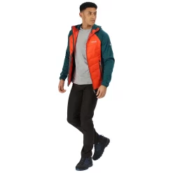 Jas Regatta Men Andreson IV Hybrid Deap Teal Burnt Salomon -ontdek een breed assortiment van outdoor kleding Web20version RMN127 94I M 3 2