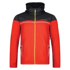 Jas Dare2B Men Amnesty Softshell Code Red Ebony