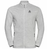 Longsleeve Odlo Men Mid Layer Full Zip Berra Grey Melange