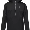Jas Black Diamond Men Stormline Stretch Anorak Black