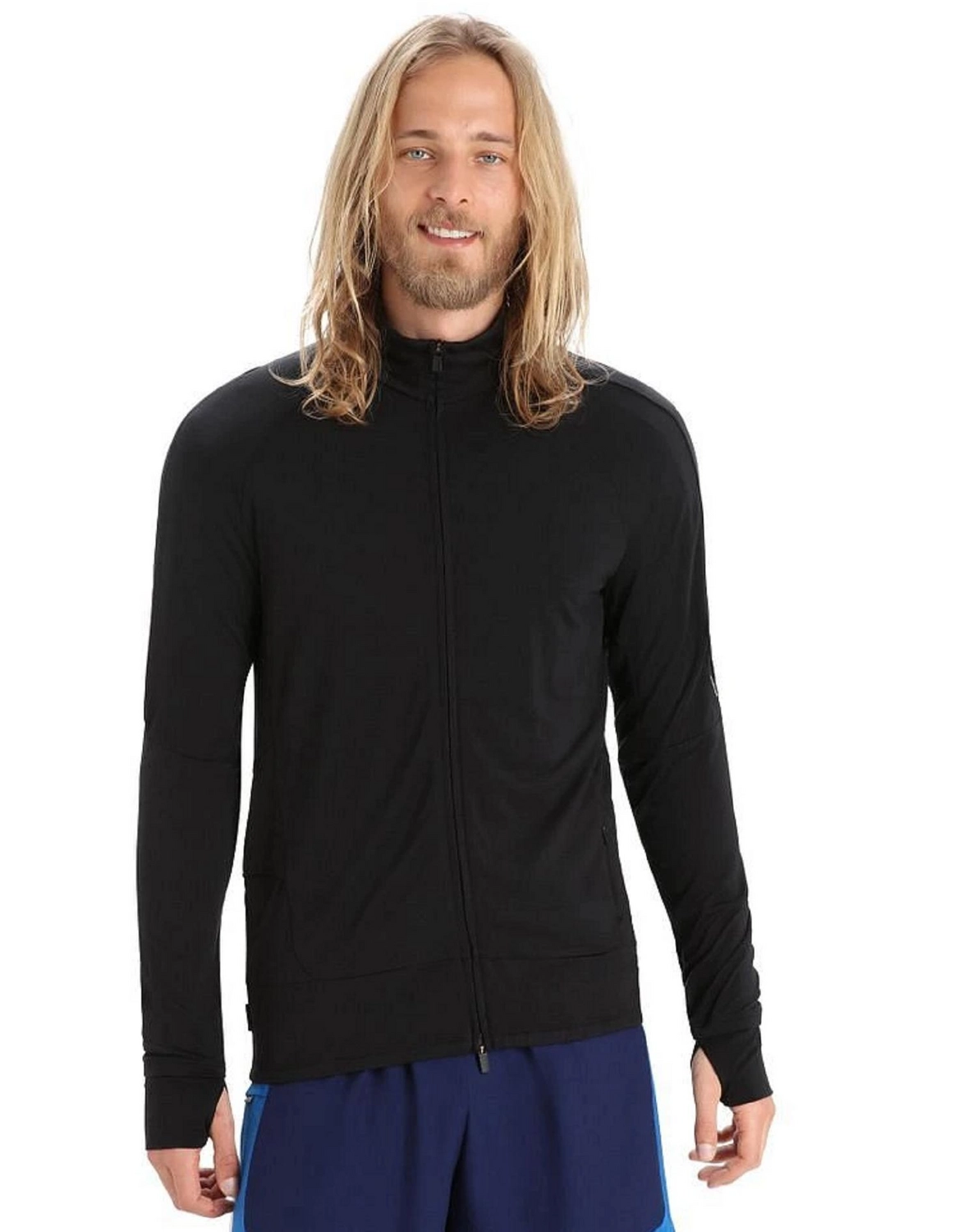 Vest Icebreaker Men ZoneKnit LS Zip Black 4 Vest Icebreaker Men ZoneKnit LS Zip Black - Afbeelding 2