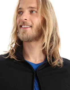 Vest Icebreaker Men ZoneKnit LS Zip Black 14 Vest Icebreaker Men ZoneKnit LS Zip Black -ontdek een breed assortiment van outdoor kleding blackzip4