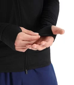 Vest Icebreaker Men ZoneKnit LS Zip Black 16 Vest Icebreaker Men ZoneKnit LS Zip Black -ontdek een breed assortiment van outdoor kleding blackzip6