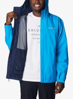 Jas Columbia Men Watertight II Compass Blue -ontdek een breed assortiment van outdoor kleding columbia watertight ii jacket compass blue 717 0986