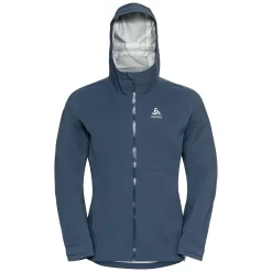 Jas Odlo Men Jacket Hardshell Aegis 2.5L Waterproof Blue Wing Teal -ontdek een breed assortiment van outdoor kleding cx407807