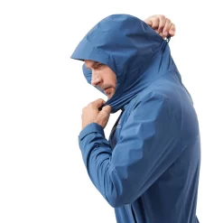 Jas Odlo Men Jacket Hardshell Aegis 2.5L Waterproof Blue Wing Teal -ontdek een breed assortiment van outdoor kleding cx460962