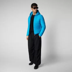 Jas Save The Duck Men Helios Hooded Jacket Fluo Blue 7 Jas Save The Duck Men Helios Hooded Jacket Fluo Blue -ontdek een breed assortiment van outdoor kleding d30650mfluo1690053 01