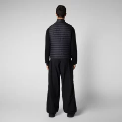 Bodywarmer Save The Duck Men Adamus Vest Black -ontdek een breed assortiment van outdoor kleding d82410mgiga1610000 04