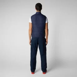 Bodywarmer Save The Duck Men Adamus Vest Navy Blue -ontdek een breed assortiment van outdoor kleding d82410mgiga1690000 04