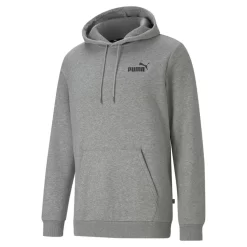 Trui Puma Men Essentials Small Logo Hoodie FL Gray