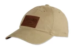 Pet Carhartt Men Rigby Stretch Fit Leatherette Patch Cap Dark Khaki (L/XL)