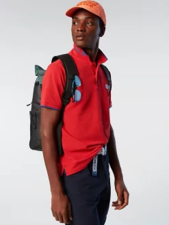 Polo North Sails Men SS Polo With Graphic Red -ontdek een breed assortiment van outdoor kleding hi res 692397 0230 msfront2 750x