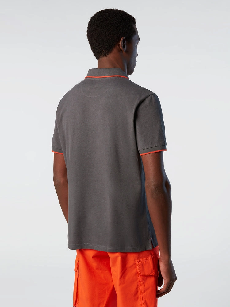 Polo North Sails Men SS Polo With Graphic Asphalt 7 Polo North Sails Men SS Polo With Graphic Asphalt - Afbeelding 5