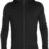 Vest Icebreaker Men Quantum III LS Zip Hoodie Black -ontdek een breed assortiment van outdoor kleding icebreaker