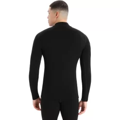 Ondershirt Icebreaker Men 260 Tech LS Turtleneck Black -ontdek een breed assortiment van outdoor kleding icebreaker mens 260 tech long sleeve turtleneck black 3 1266330