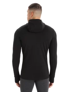 Vest Icebreaker Men Quantum III LS Zip Hoodie Black -ontdek een breed assortiment van outdoor kleding icebreaker2