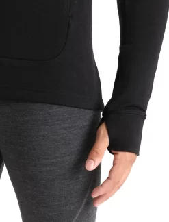 Vest Icebreaker Men Quantum III LS Zip Hoodie Black -ontdek een breed assortiment van outdoor kleding icebreaker7