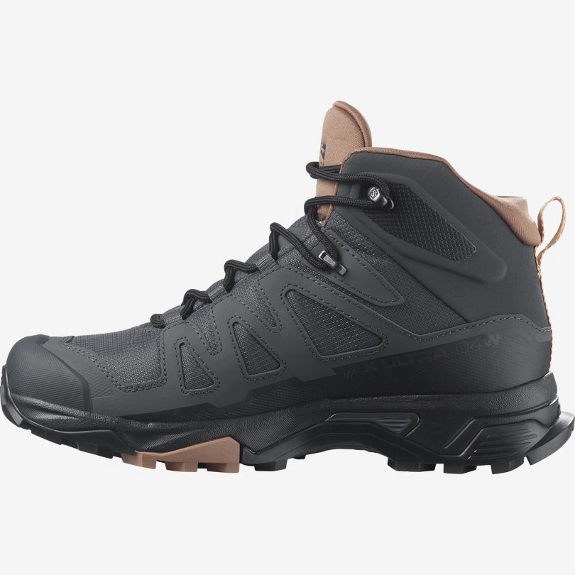 Wandelschoen Salomon Women X Ultra 4 Mid GTX Ebony Mocha Mousse Almond Cream 5 Wandelschoen Salomon Women X Ultra 4 Mid GTX Ebony Mocha Mousse Almond Cream - Afbeelding 3