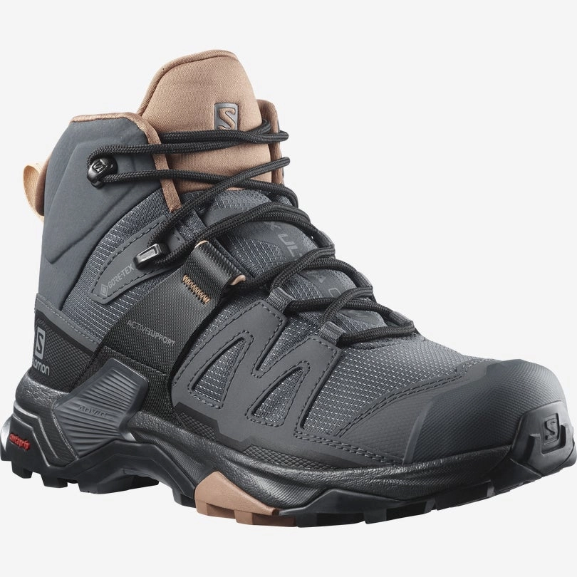 Wandelschoen Salomon Women X Ultra 4 Mid GTX Ebony Mocha Mousse Almond Cream 9 Wandelschoen Salomon Women X Ultra 4 Mid GTX Ebony Mocha Mousse Almond Cream - Afbeelding 7