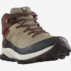 Wandelschoen Salomon Men OUTRISE Mid GTX Safari Burnt Henna Fiery Red -ontdek een breed assortiment van outdoor kleding l47143700dde1db1c260af97022a836bbed52a222