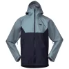 Jas Bergans Men Letto V2 3L Jacket Navy Blue/Smoke Blue -ontdek een breed assortiment van outdoor kleding letto20men20navy20blue smoke20blue201