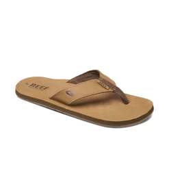 Slipper Reef Leather Smoothy Bronze Brown Men