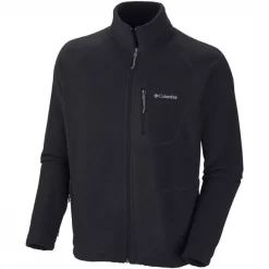 Vest Columbia Men Fast Trek II Full Zip Fleece Black